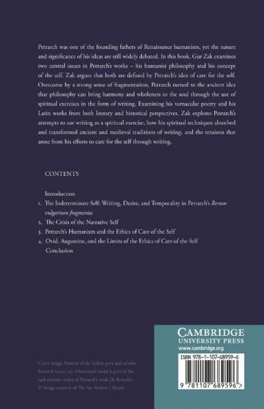 Petrarch's Humanism and the Care of the Self