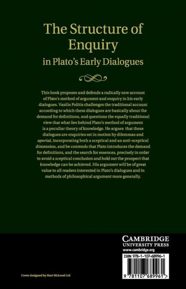 The Structure of Enquiry in Plato's Early Dialogues