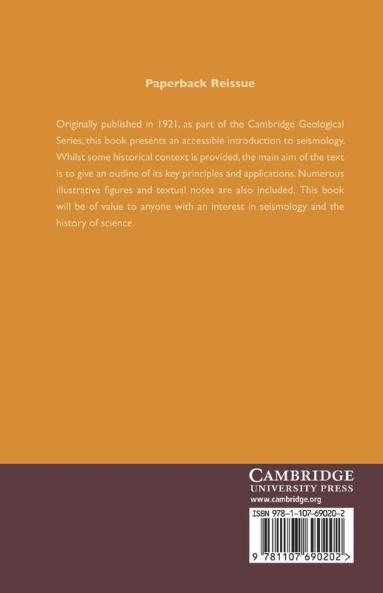 A Manual of Seismology
