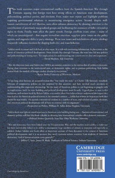 War the American State and Politics since             1898