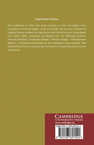 Danish Ballads. Translated by E.M. Smith-Dampier
