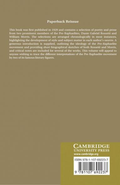 Selections from Rossetti and Morris