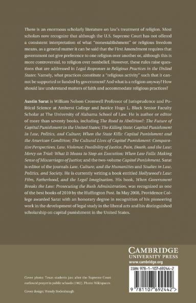 Legal Responses to Religious Practices in the United States