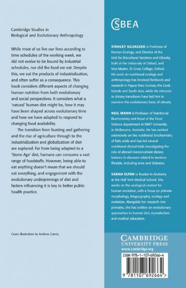 Evolving Human Nutrition