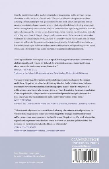 Making Markets in the Welfare State