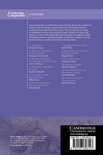 Cambridge Companion to Nineteenth-Century Thought
