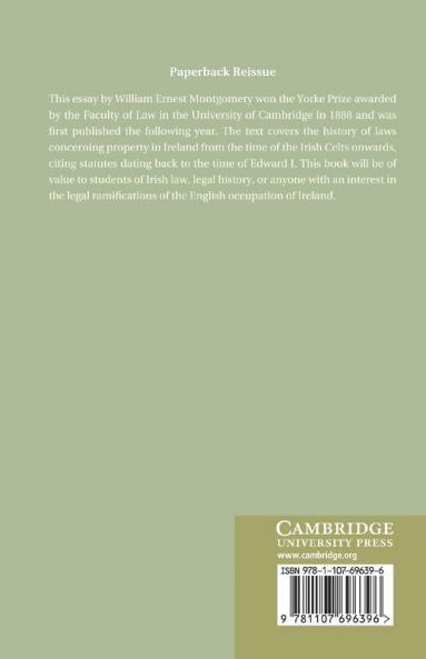The History of Land Tenure in Ireland