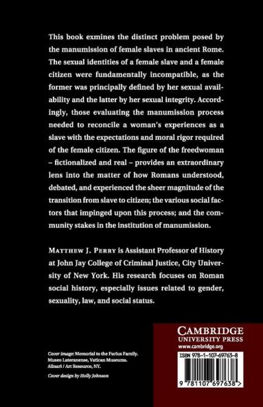 Gender Manumission and the Roman Freedwoman