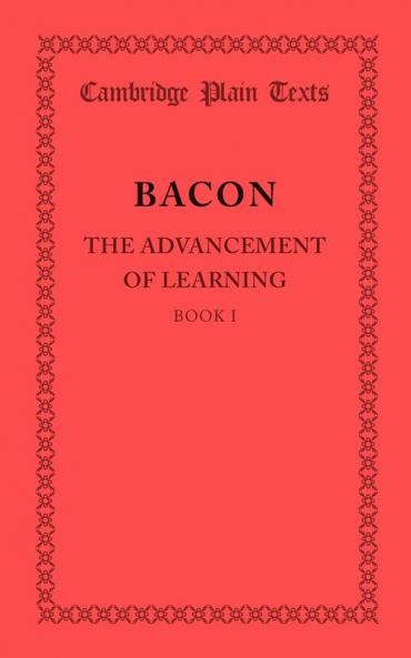 The Advancement of Learning