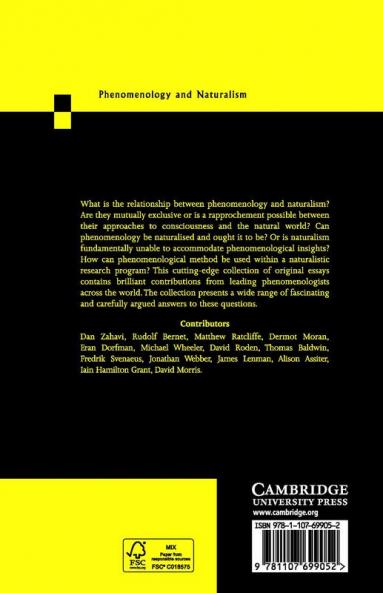 Phenomenology and Naturalism
