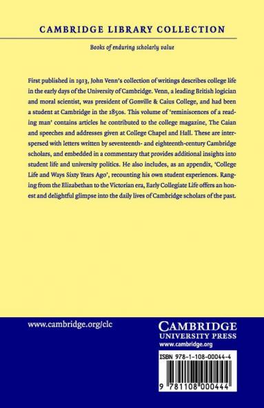 Early Collegiate Life