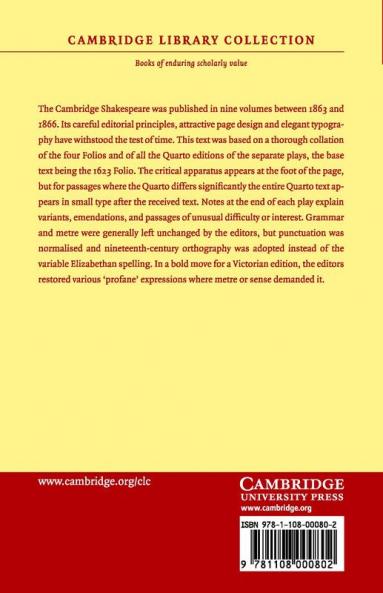 The Cambridge Shakespeare - Volume 3