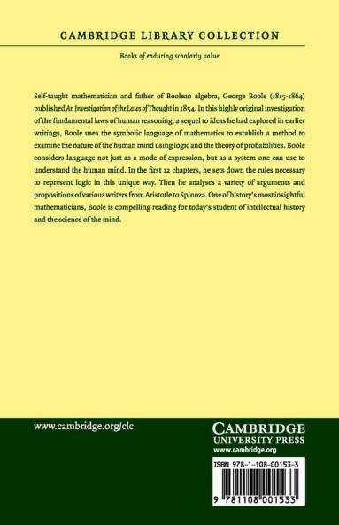 An Investigation of the Laws of Thought