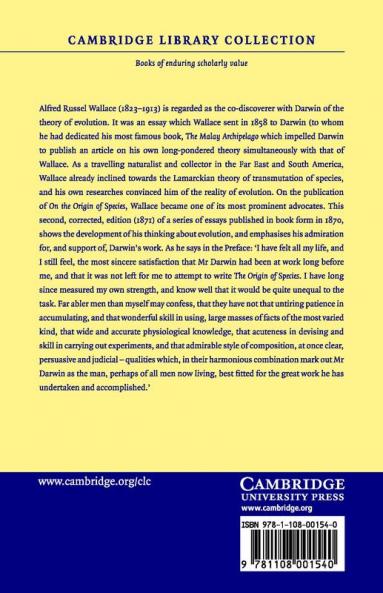 Contributions to the Theory of Natural Selection
