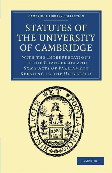 Statutes of the University of Cambridge
