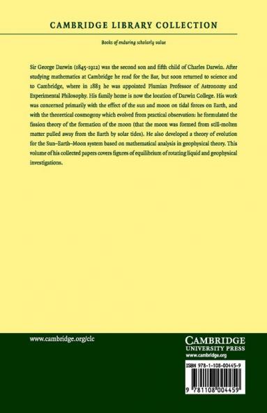 The Scientific Papers of Sir George Darwin