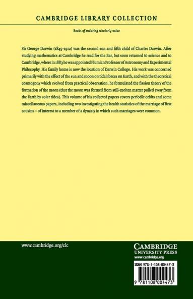 The Scientific Papers of Sir George Darwin