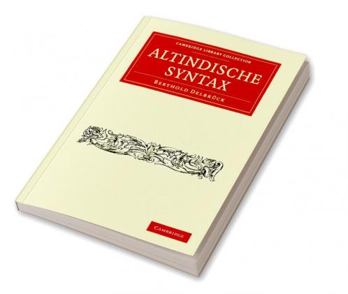 Altindische Syntax