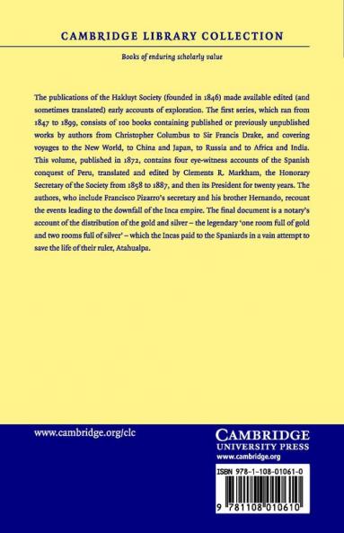 Reports on the Discovery of Peru