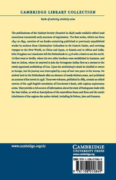 Voyage of John Huyghen van Linschoten to the East Indies