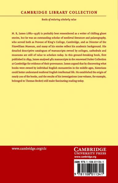 The Sources of Archbishop Parker's Collection of Mss. at Corpus Christi College Cambridge
