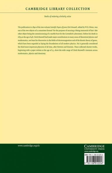 The Scientific Papers of James Clerk Maxwell - Volume 1