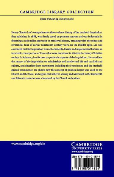 A History of the Inquisition of the Middle Ages - Volume 3