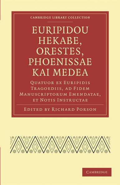 Euripidou Hekabe Orestes Phoenissae Kai Medea