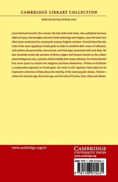 The Cults of the Greek States - Volume 1