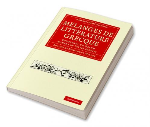 Melanges de Litterature Grecque