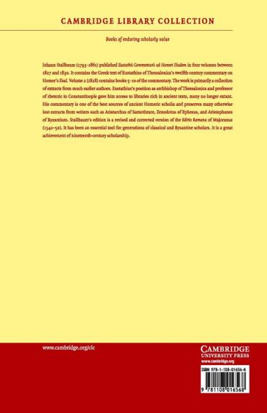 Eustathii Commentarii ad Homeri Iliadem -             Volume 2