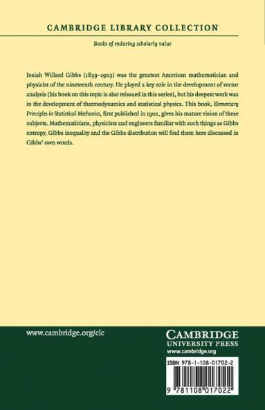 Elementary Principles in Statistical Mechanics
