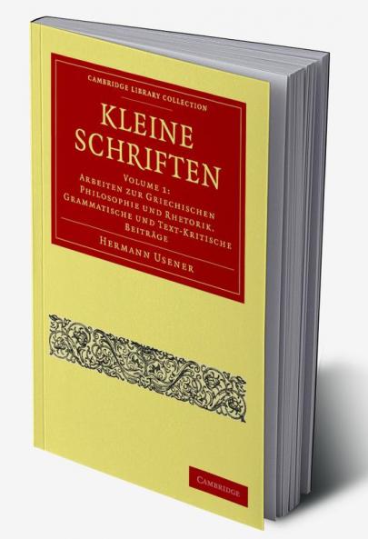 Kleine Schriften - Volume 1