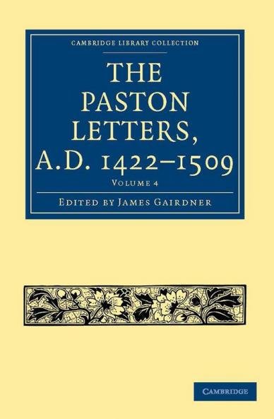 The Paston Letters A.D. 1422 1509