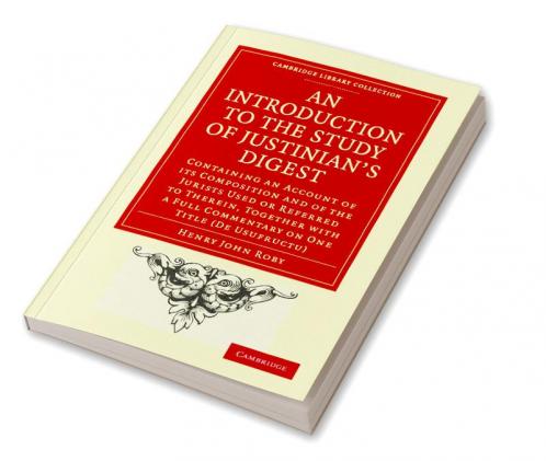 An Introduction to the Study of Justinian's Digest