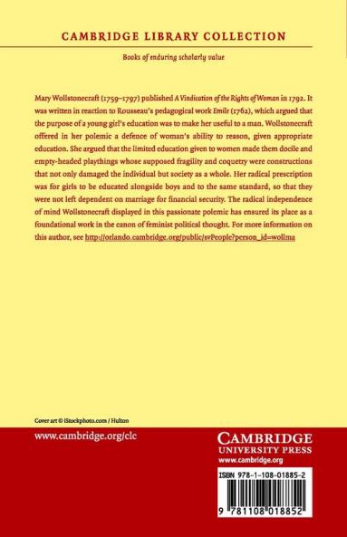 A Vindication of the Rights of Woman