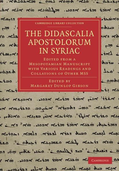 The Didascalia Apostolorum in Syriac