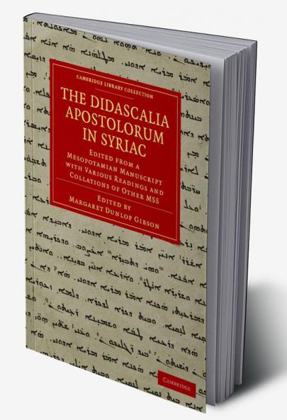 The Didascalia Apostolorum in Syriac