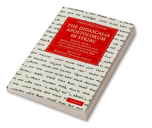 The Didascalia Apostolorum in Syriac