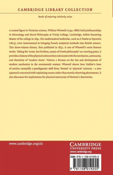 History of the Inductive Sciences - Volume 2