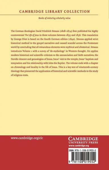 The Life of Jesus Critically Examined - Volume 1