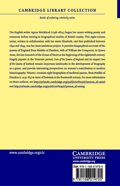 Lives of the Queens of England from the Norman Conquest - Volume 1