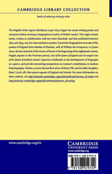 Lives of the Queens of England from the Norman Conquest - Volume 3