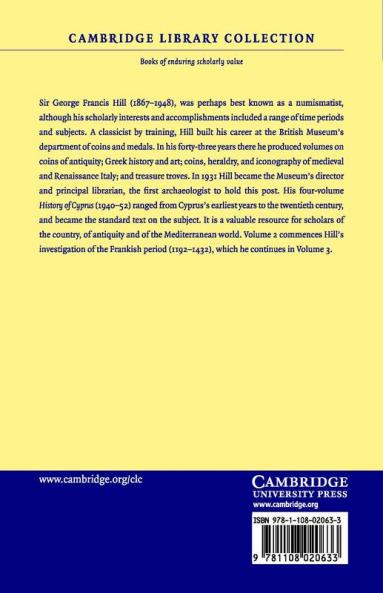A History of Cyprus Volume 2