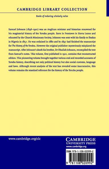 The History of the Yorubas