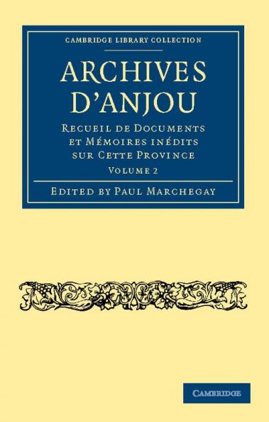 Archives D'Anjou - Volume 2