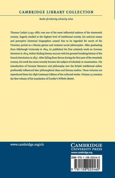 The Works of Thomas Carlyle - Volume 23