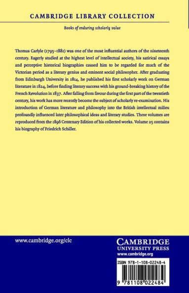 The Works of Thomas Carlyle - Volume 25