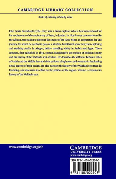 Notes on the Bedouins and Wahabys