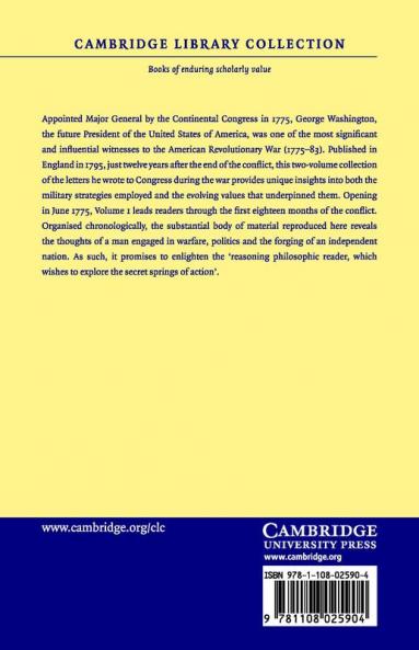 Official Letters to the Honorable American Congress - Volume             1